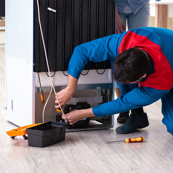 how much do you charge for refrigerator repair services in Harrisville NH